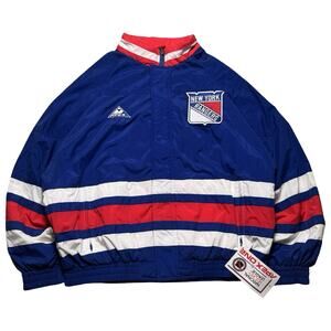 Vintage Apex One New York Rangers NHL Lightweight Jacket Mens Size Large NWT